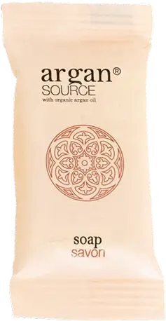 Das Produkt Allegrini &bdquo;argan&reg; SOURCE&ldquo; verpackt in Koehler NexPlus&reg; Seal Pure MOB 72 gsm